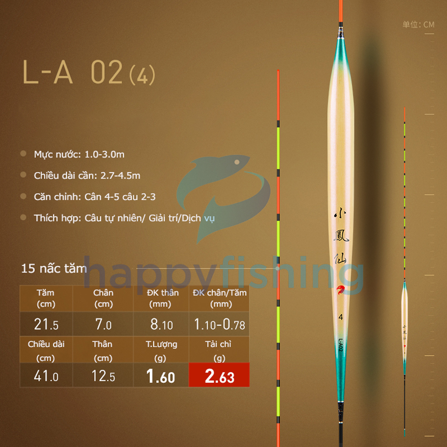 Phao Cỏ Câu Rô Phi, Phao Cỏ Câu Đài Chuyên Cá Nhát Tiểu Phượng Hoàng