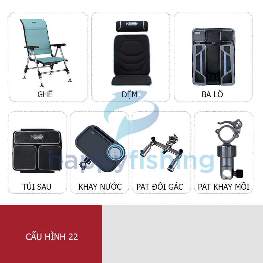 Ghế Câu Đài Địa Hình Công Thái Học Siêu Chịu Lực