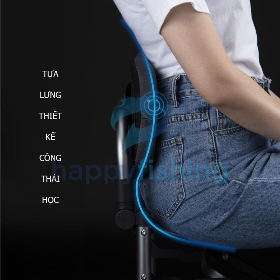 Ghế Xếp Câu Cá Công Thái Học 3.5kg