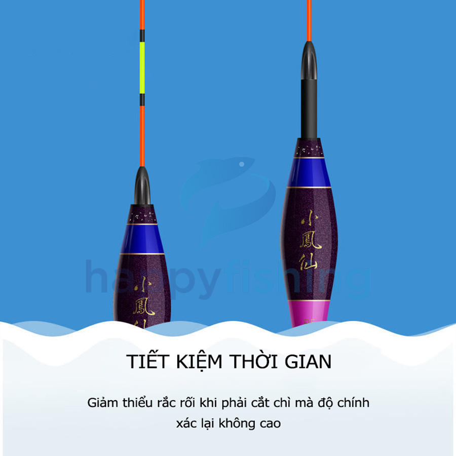 Phao Câu Cá, Phao Câu Đài Độ Nhạy Cao Tích Hợp Thay Đổi Tải Chì Tiểu Phượng Hoàng