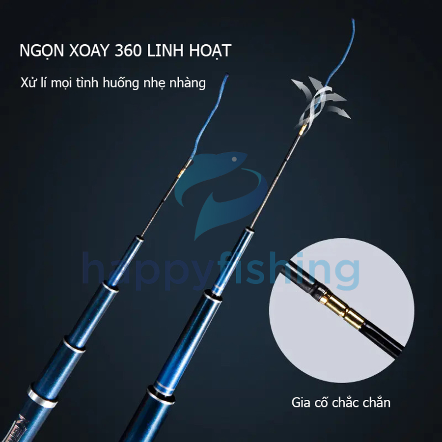 Cần Câu Đài Siêu Nhẹ Lão Ngư Quy Vũ 2022