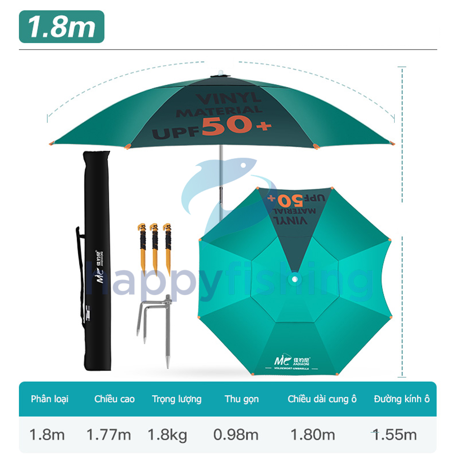 Ô Câu Cá, Ô Câu Đài, Ô Chống Nắng MC 2022