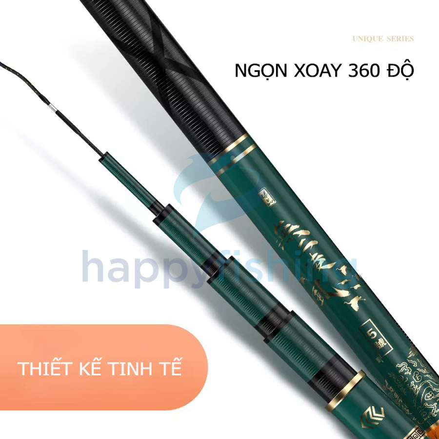 Cần Câu Tay, Cần Câu Carbon Chuyên Chép MC Vô Nhị Lăng Phong Phiên Bản 2021