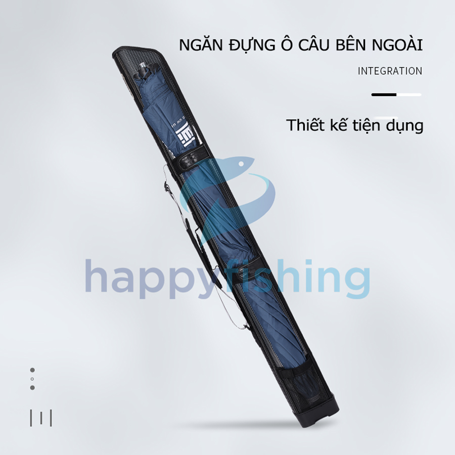 Bao Đựng Cần Câu Lão Ngư Vân Da Cá Sấu Phiên Bản Mở Rộng
