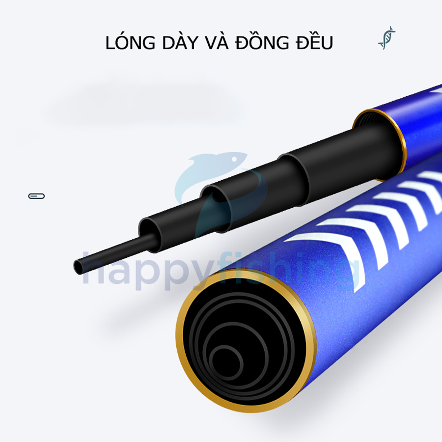 Cần Câu Đài, Cần Câu Carbon Siêu Nhẹ Siêu Cứng FUJI 9527