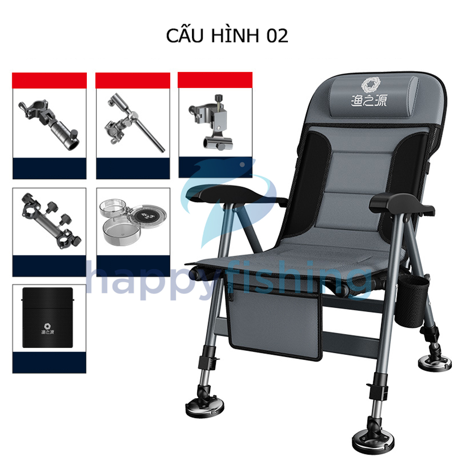 Ghế Gấp Câu Cá Địa Hình Ngư Chi Nguyên