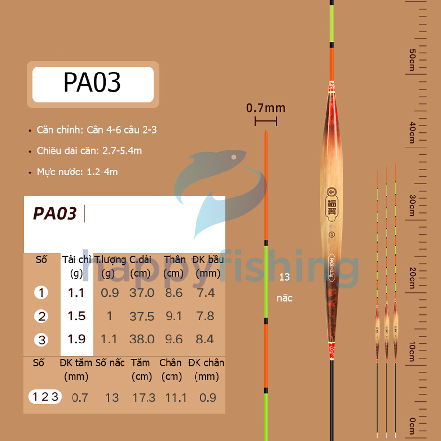 Phao Cỏ Sơn Mài, Phao Cỏ Câu Đài Độ Nhạy Cao FUYI 2022