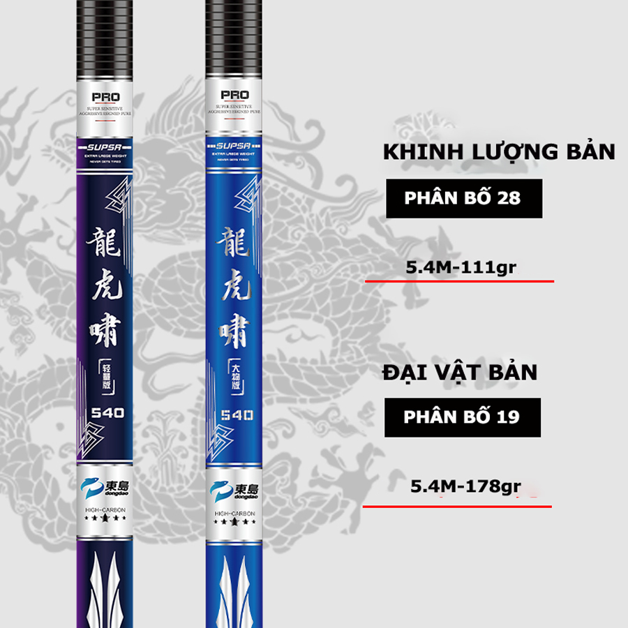 Cần Câu Săn Hàng DONGDAO Ngọa Hổ Tàng Long Đại Vật