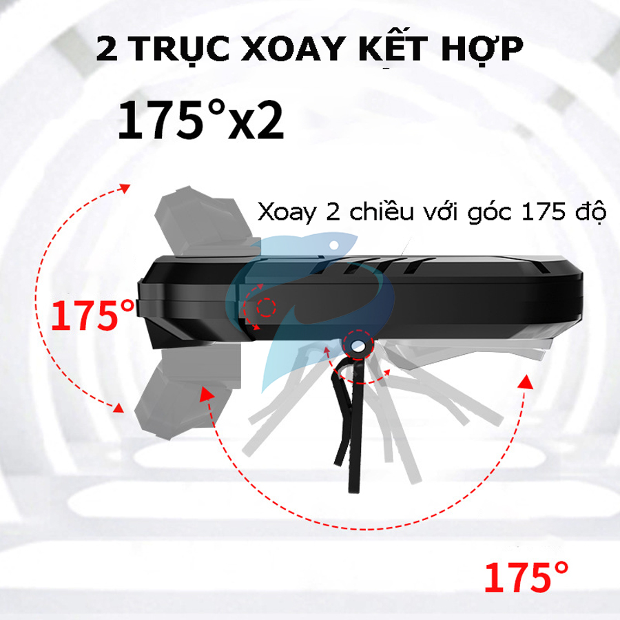 Đèn Kẹp Mũ Cảm Biến Câu Cá Cao Cấp M7