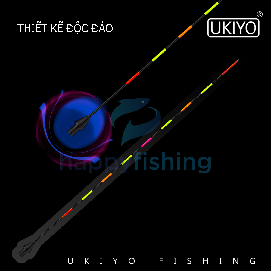 Phao Câu Cá Điện Tử, Phao Đèn Câu Đêm UKIYO mã D-Happy Fishing