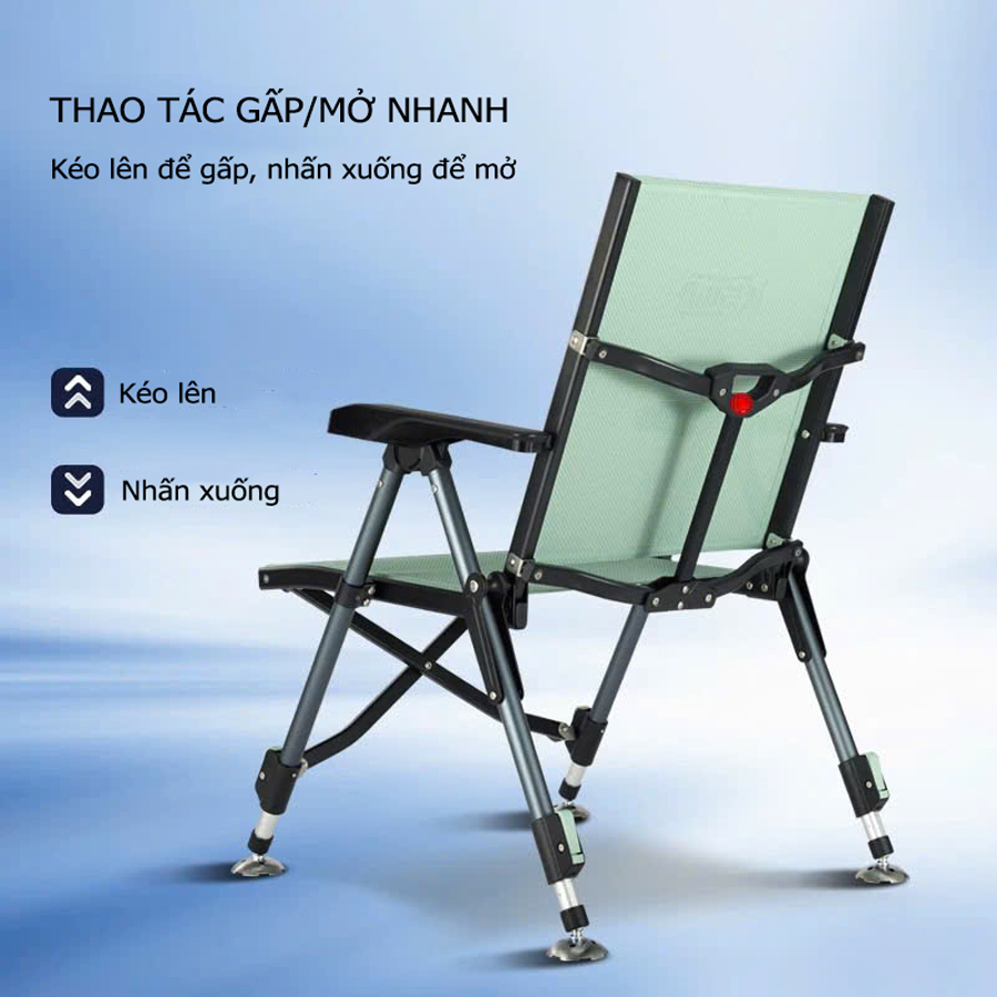 Ghế Câu Cá Gấp Gọn Hoàn Toàn Lão Ngư - Phiên Bản Nhỏ Gọn