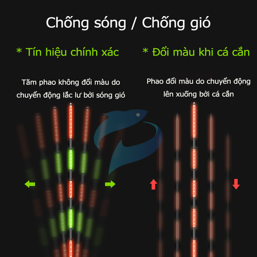 Phao Câu Đài Ngày Đêm Đổi Màu Tiểu Phượng Hoàng R5-DP