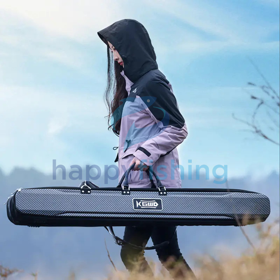 Bao Đựng Cần Carbon 2 Ngăn Đa Chức Năng Lão Ngư