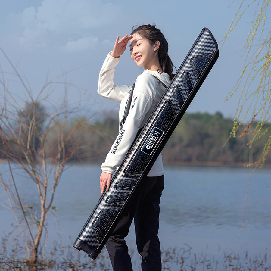 Bao Đựng Cần Câu Lão Ngư Vân Da Cá Sấu Phiên Bản Mở Rộng