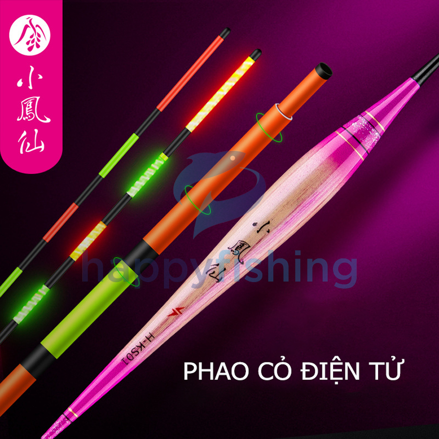 Phao Cỏ Điện Tử, Phao Đèn Câu Ngày Và Đêm Tăm Cứng Tiểu Phượng Hoàng
