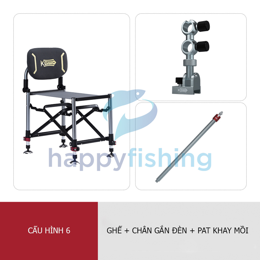 Ghế Xếp Câu Cá Công Thái Học 3.5kg