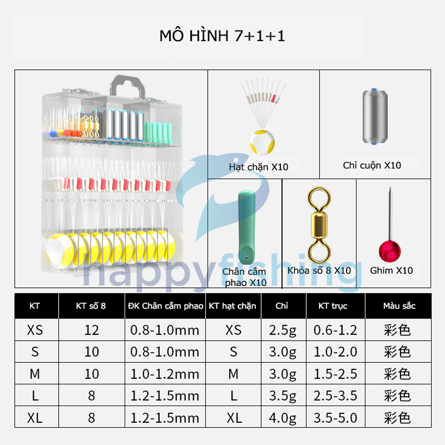 Hộp Phụ Kiện Câu Đài,Hộp Set Trục Câu Đài, Hộp Làm Trục Cao Cấp Tiểu Phượng Hoàng