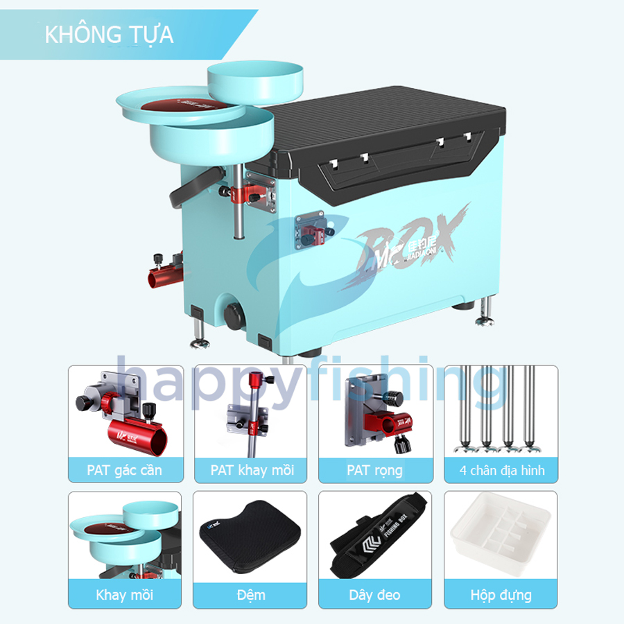 Thùng Câu Cá Nắp Carbon MC 29L Model 2022