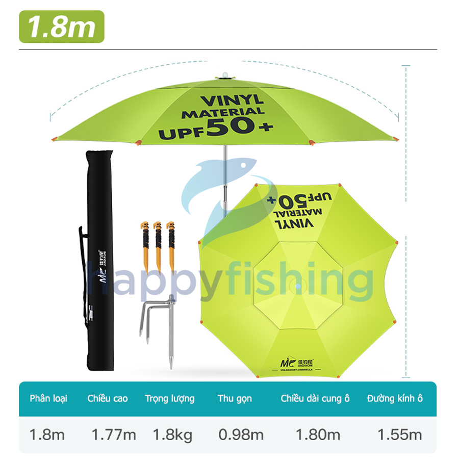Ô Câu Cá, Ô Câu Đài, Ô Chống Nắng MC 2022
