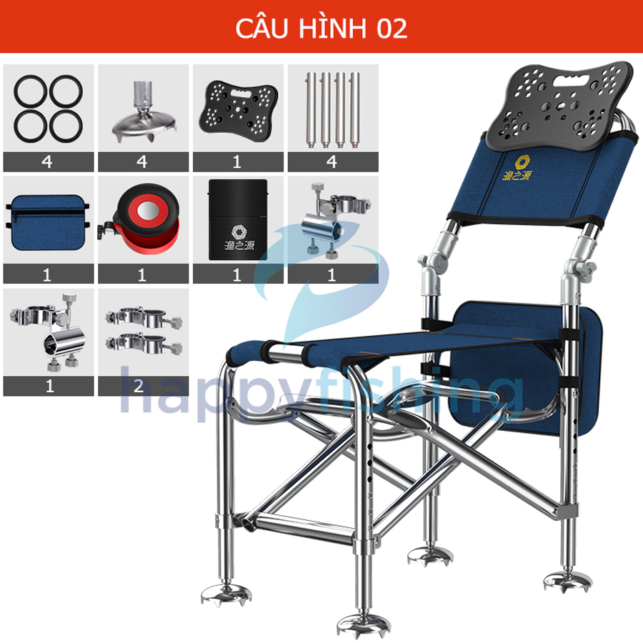 Ghế Xếp Mini Câu Cá cao cấp Ngư Chi Nguyên
