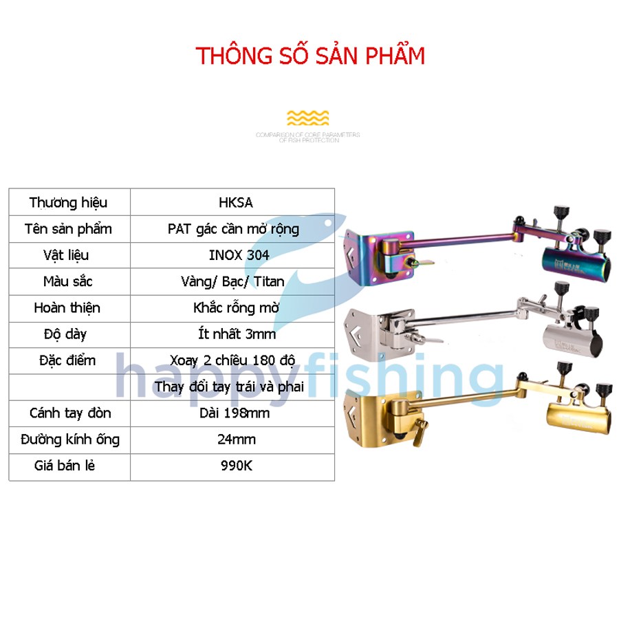 PAT Gác Cần Mở Rộng HKSA Phiên Bản Đặc Biệt