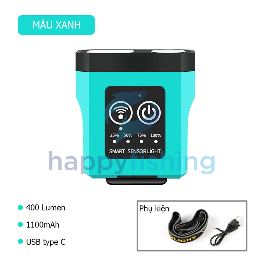 Đèn Đeo Đầu Cảm Ứng Siêu Nhẹ, Đèn Led Đeo Đầu Dã Ngoại Siêu Sáng Tiểu Phượng Hoàng