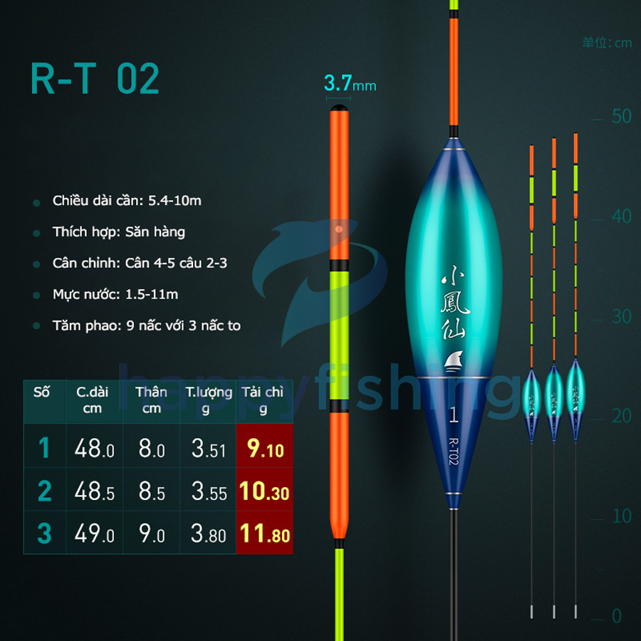 Phao Săn Hàng Tăm To, Phao Câu Đài Săn Hàng Tiểu Phượng Hoàng
