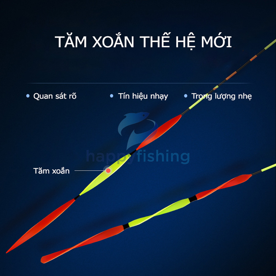 Phao Nano Câu Đài Tăm Xoắn Tiểu Phượng Hoàng