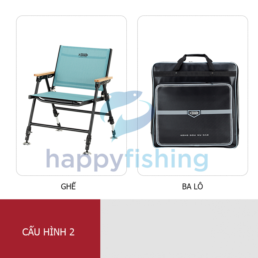 Ghế Câu Đài Địa Hình Công Thái Học Bản Nâng Cấp Siêu Nhỏ Gọn