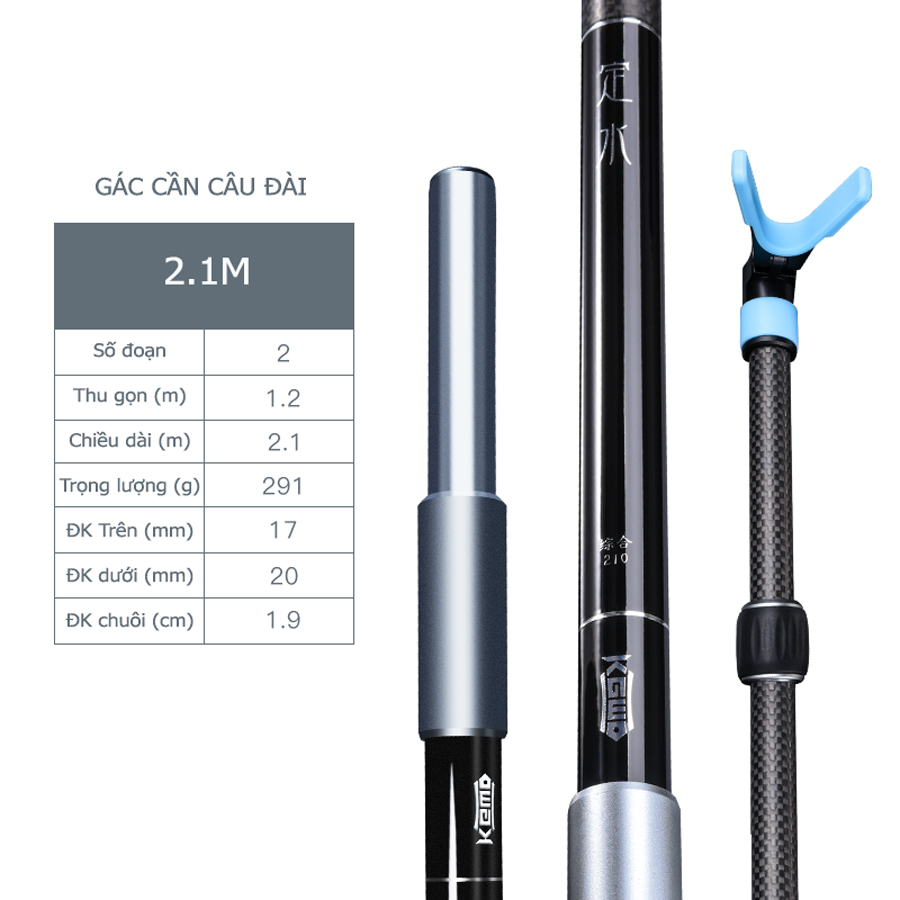 Gác Cần Săn Hàng, Gác Cần Câu Đài Carbon Lão Ngư