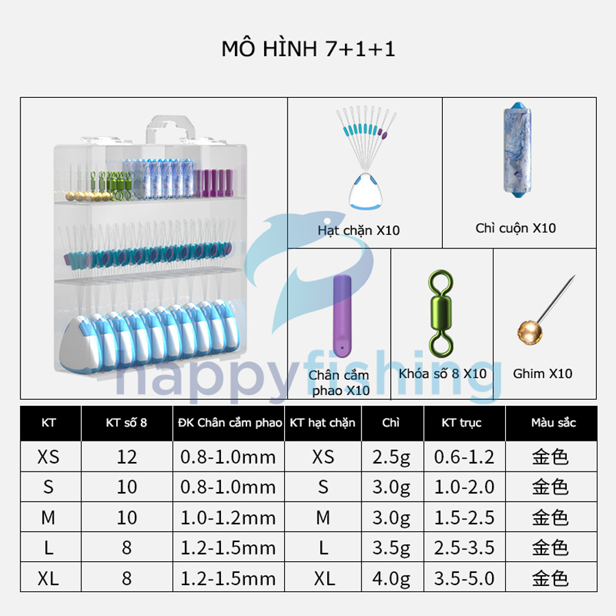 Hộp Phụ Kiện Câu Đài,Hộp Set Trục Câu Đài, Hộp Làm Trục Cao Cấp Tiểu Phượng Hoàng