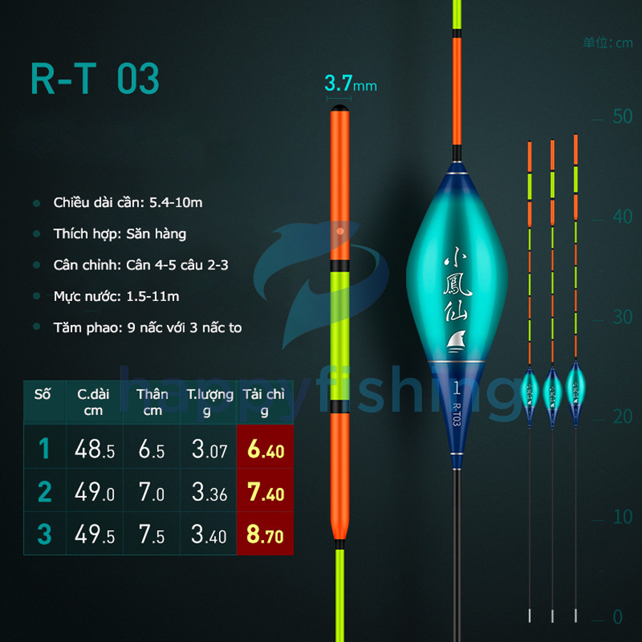 Phao Săn Hàng Tăm To, Phao Câu Đài Săn Hàng Tiểu Phượng Hoàng