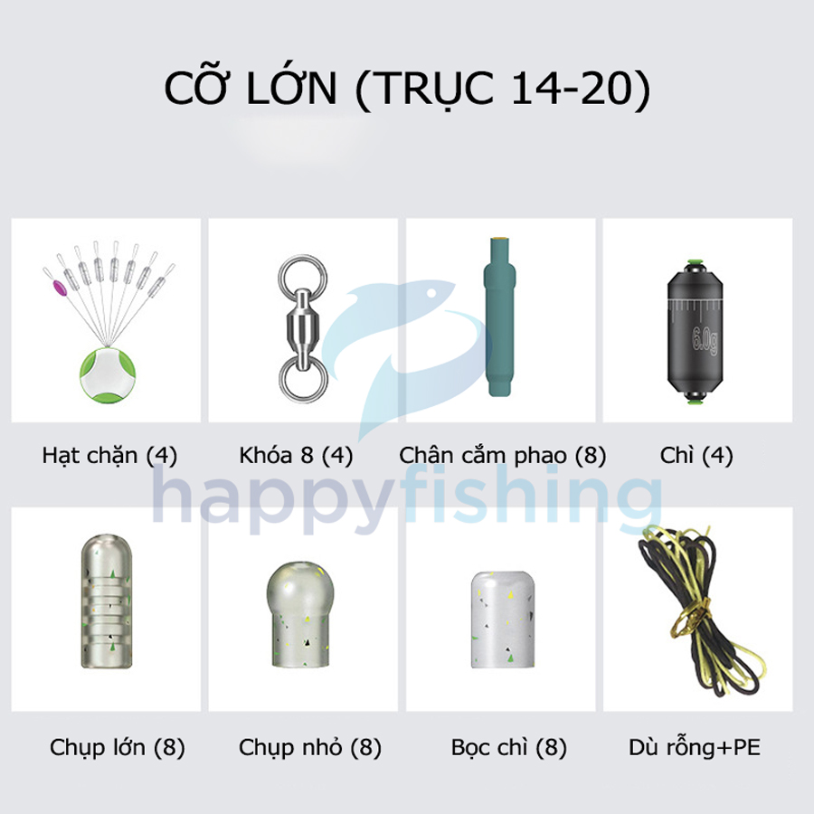 Hộp Set Trục Săn Hàng Cao Cấp