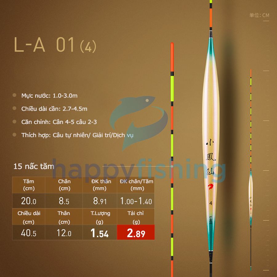 Phao Cỏ Câu Rô Phi, Phao Cỏ Câu Đài Chuyên Cá Nhát Tiểu Phượng Hoàng