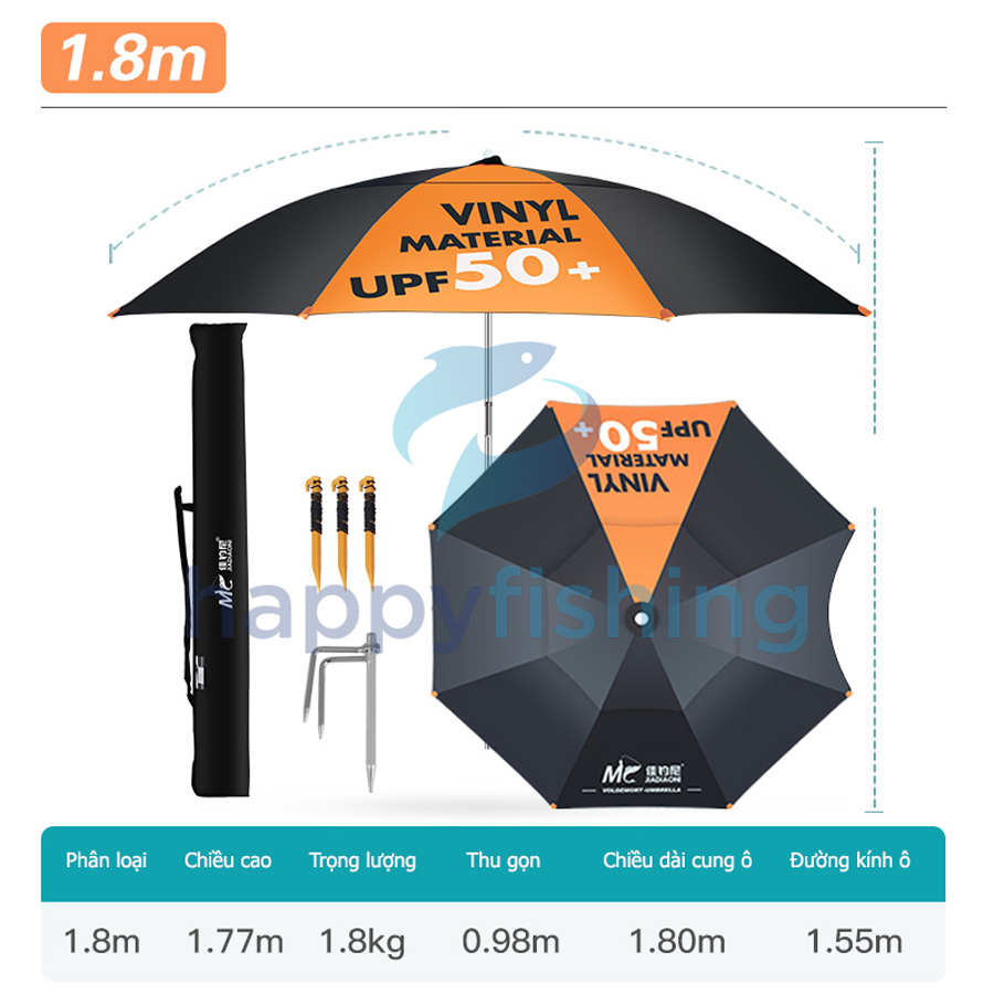Ô Câu Cá, Ô Câu Đài, Ô Chống Nắng MC 2022