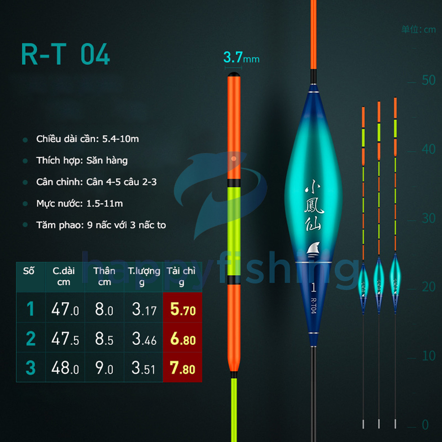 Phao Săn Hàng Tăm To, Phao Câu Đài Săn Hàng Tiểu Phượng Hoàng