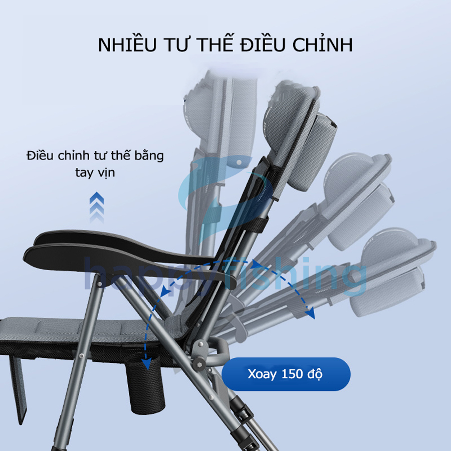 Ghế Gấp Câu Cá Địa Hình Ngư Chi Nguyên