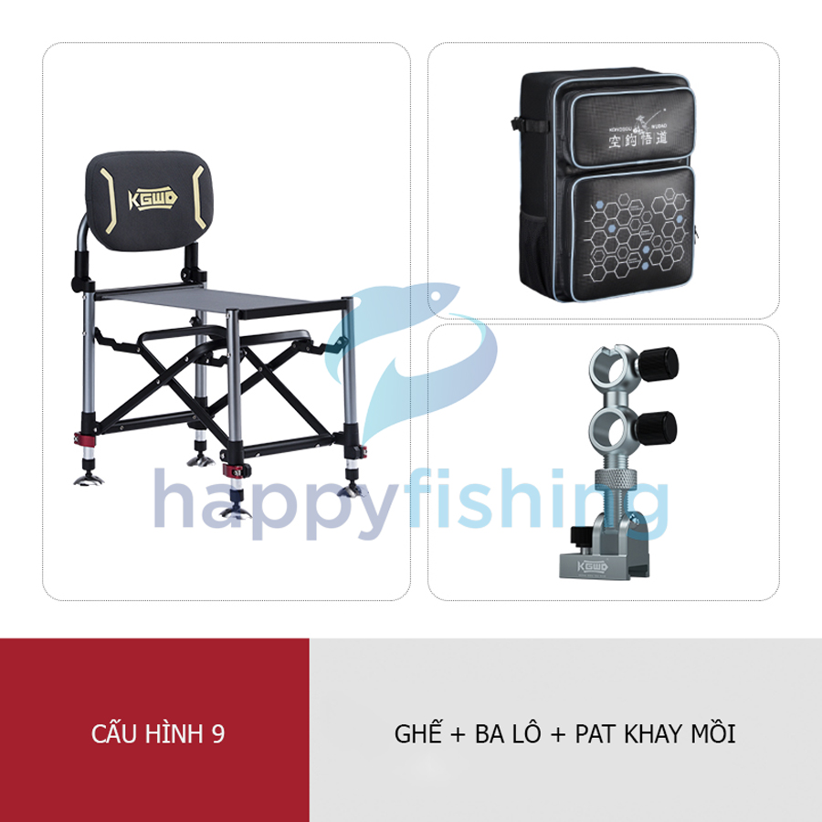 Ghế Xếp Câu Cá Công Thái Học 3.5kg