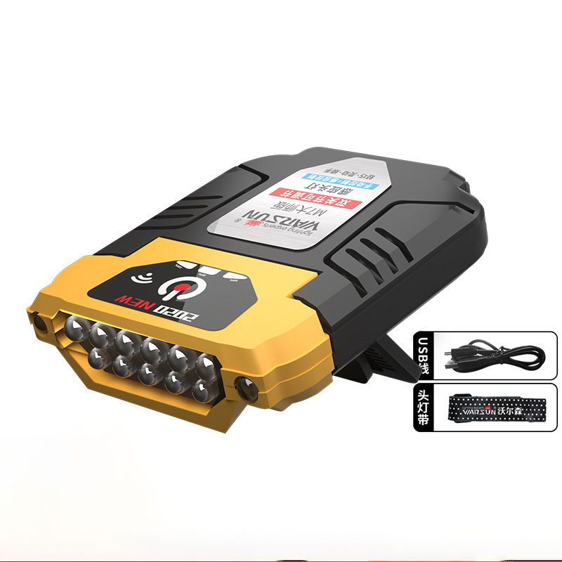 Đèn Kẹp Mũ Cảm Biến Câu Cá Cao Cấp M7