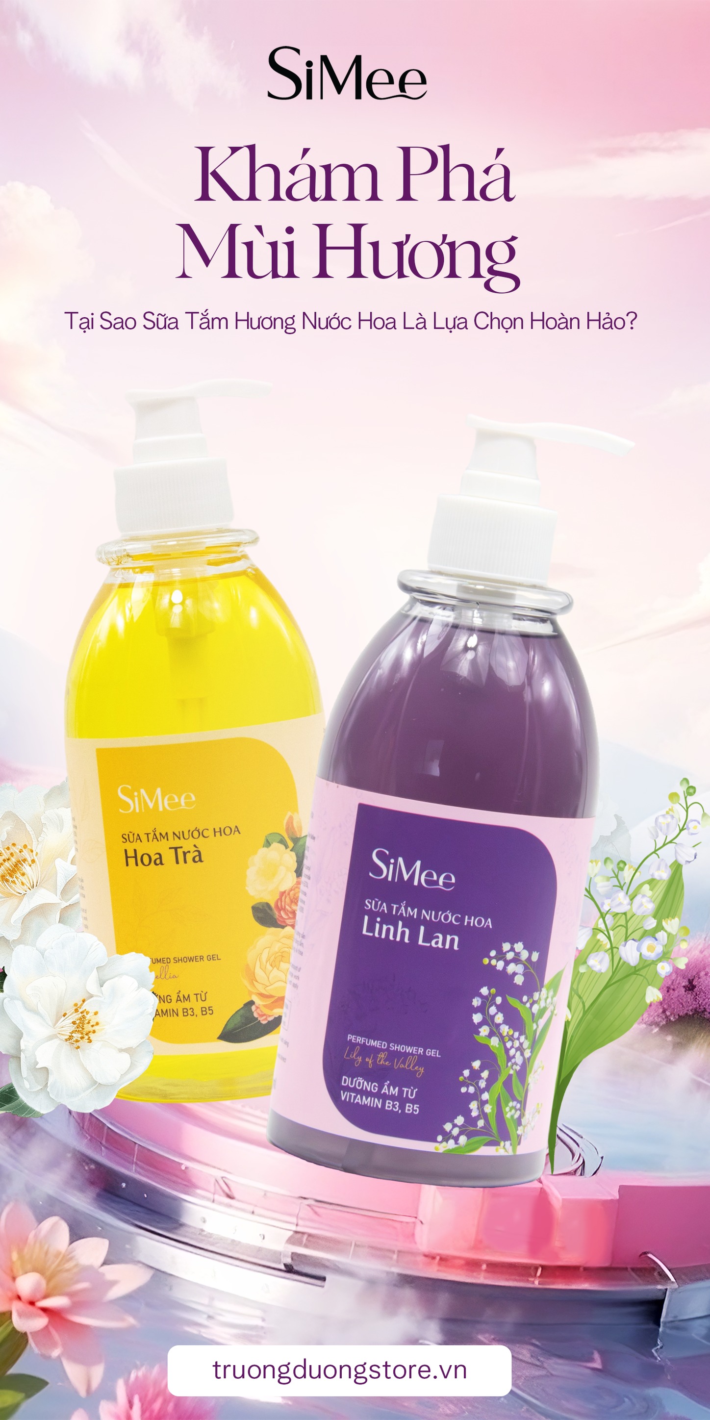 3 Lý Do Sữa Tắm Hương Nước Hoa SiMee Là “Chữ Ký Mùi Hương” Của Phái Đẹp