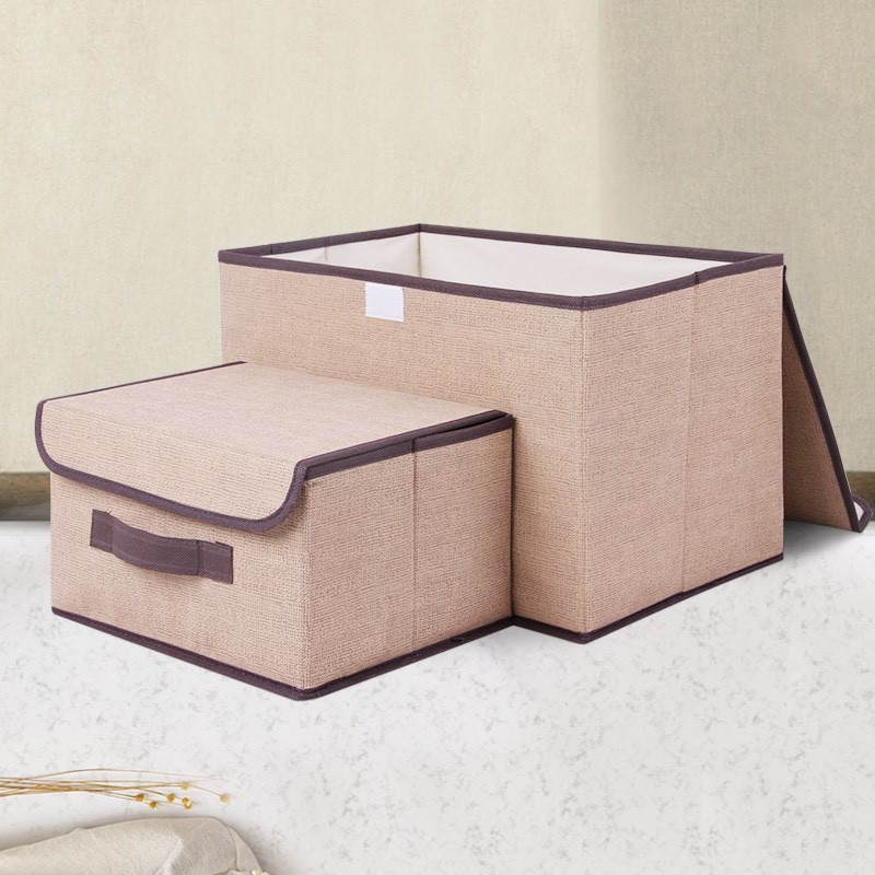 Bộ 2 hộp vải đựng đồ xếp gọn đa năng