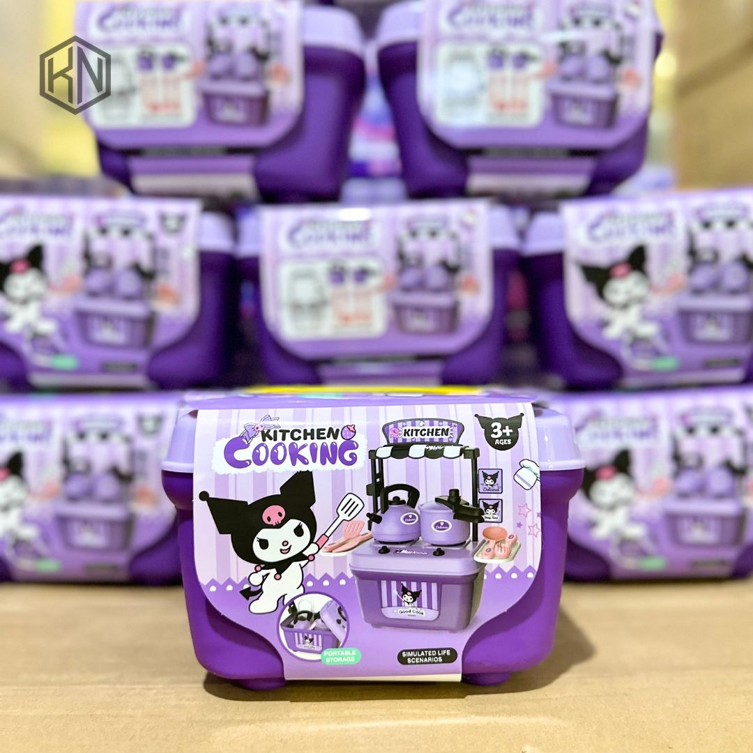 Bộ đồ chơi nấu ăn nhà bếp KUROMI 6 món cho bé