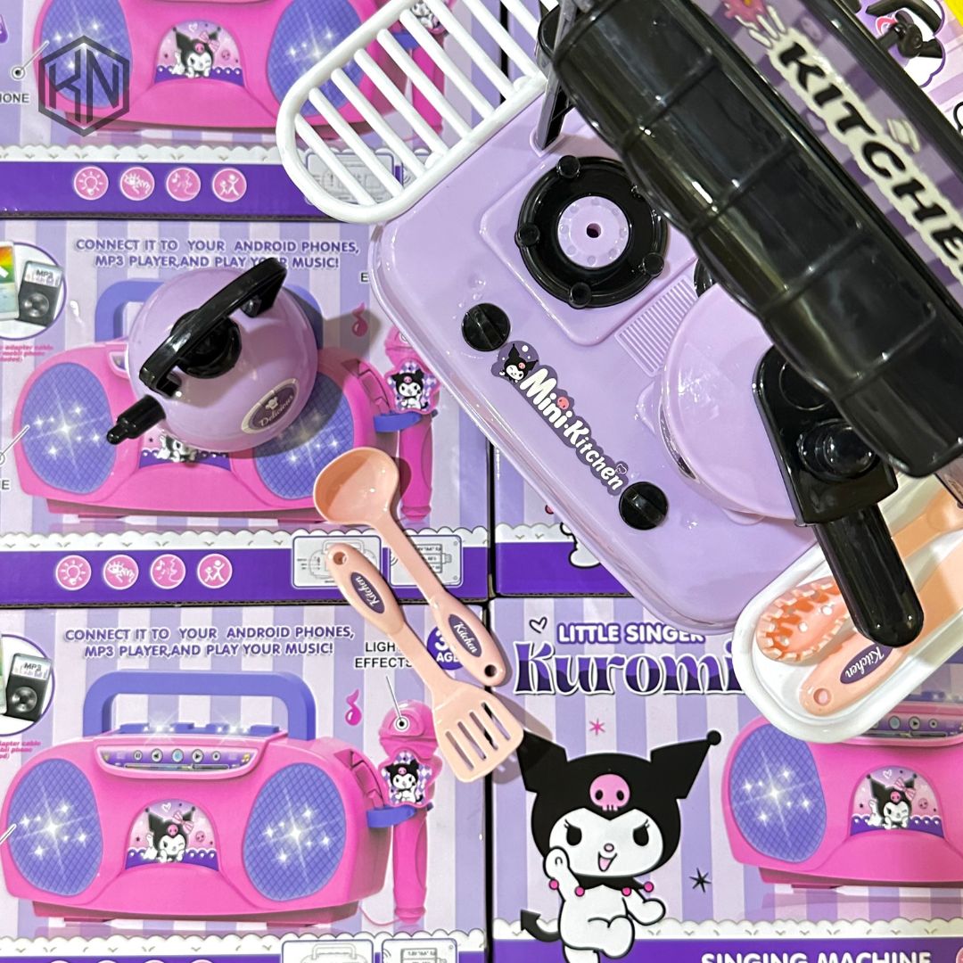 Bộ đồ chơi nấu ăn nhà bếp KUROMI 6 món cho bé
