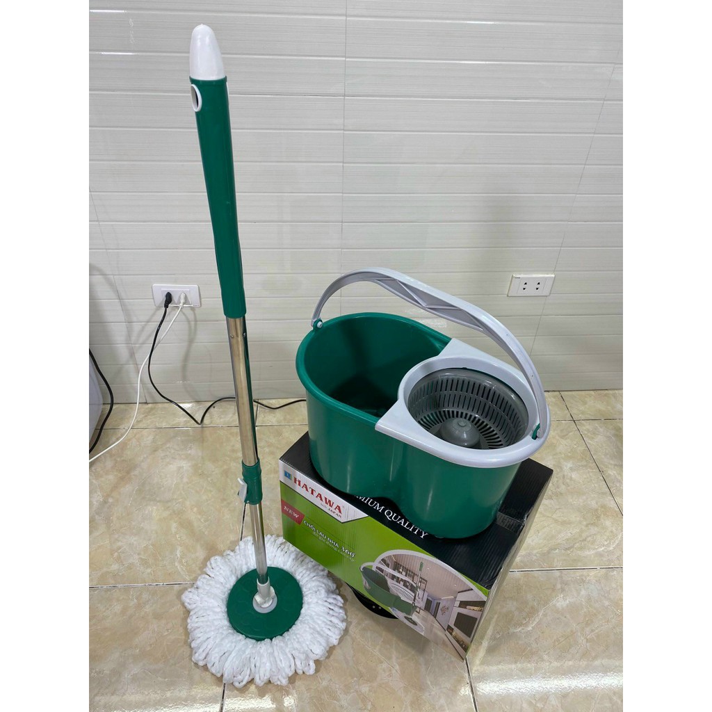 Bộ cây lau nhà 360 độ Hatawa siêu tiện dụng - Linh Kiện Khánh Nhân Bộ Cây Lau Nhà 360 Độ Hatawa Siêu Tiện Dụng - Linh Kiện Khánh Nhân