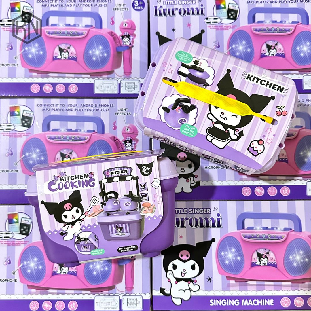 Bộ đồ chơi nấu ăn nhà bếp KUROMI 6 món cho bé