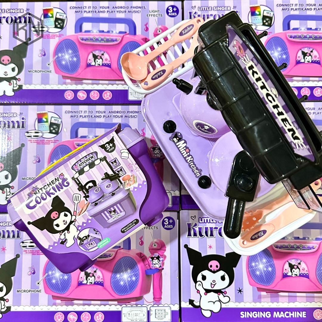 Bộ đồ chơi nấu ăn nhà bếp KUROMI 6 món cho bé
