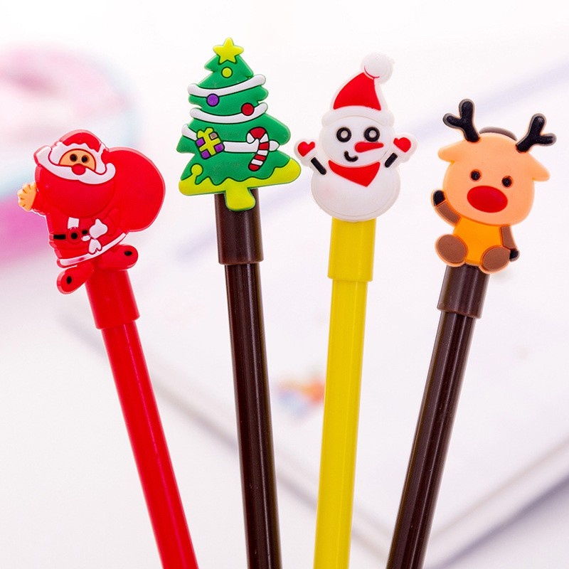 Set 20 cây bút bi đầu thú siêu cute