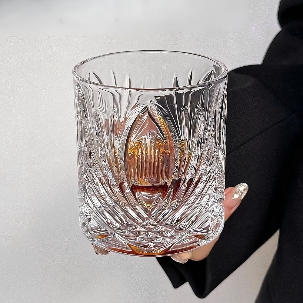 Bộ 6 ly thủy tinh vân 300ml sang trọng DSKB265AD