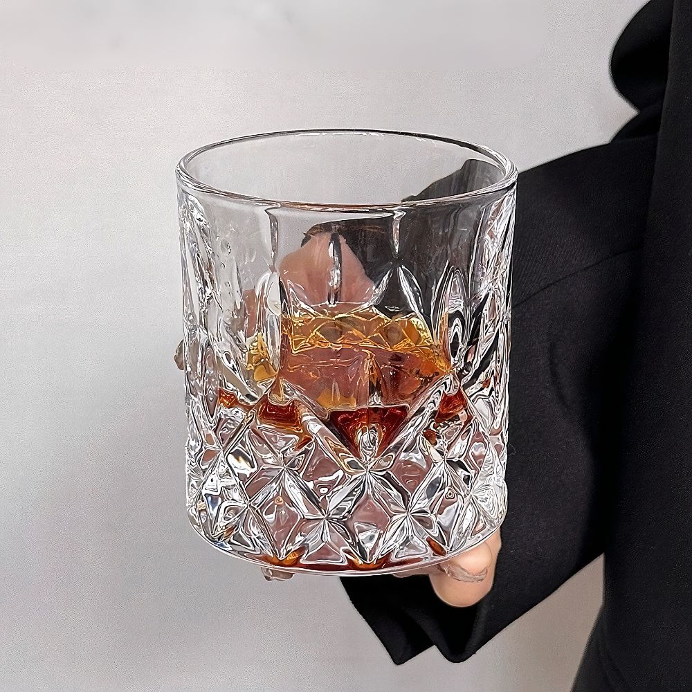 Bộ 6 ly thủy tinh vân 300ml sang trọng DSKB265AD