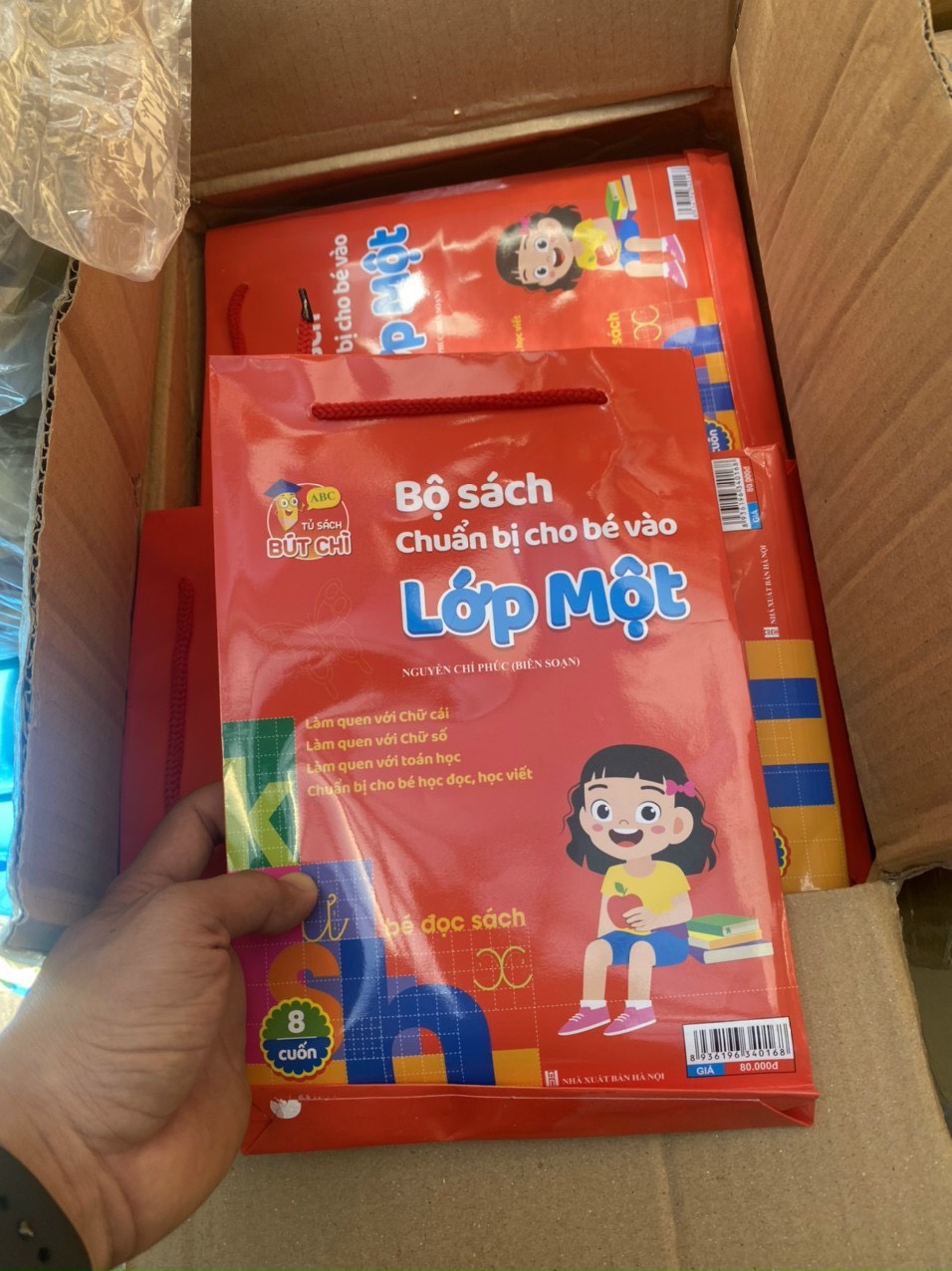 Bộ sách 8 cuốn chuẩn bị cho bé vào lớp 1